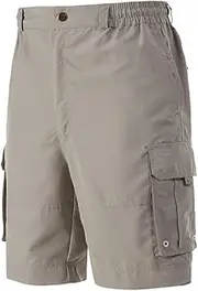 [A.WAVE] Outdoor Sports Cargo Short Elastic Waist Flat Front Quick Dry