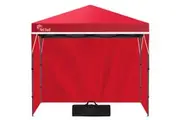 RED TRACK 3.6x2.2m Ultra Compact Folding Gazebo, Walls, Carry bag, Portable Outdoor Popup Marquee for Camping Beach