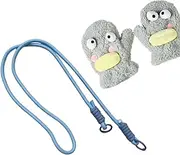 [Ynnhik] cute warm gloves, cartoon winter gloves | winter gloves warm gloves - windproof snow gloves cute gloves, cycling gloves for women and kids