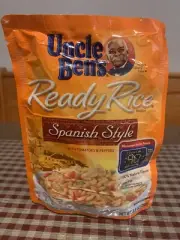 Uncle Ben's Ready Rice 8.8oz Bag Discontinued Logo Sealed Spanish Style