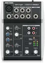 Behringer XENYX 502S Premium Analog 5-Input Mixer with USB Streaming Interface