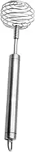 SECFOU Stainless Steel Spiral Whisk Mixer Hand Egg Beater for Effortless Blending Kitchen Tool for Eggs and Milk Tea Mixing