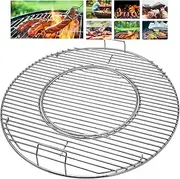 Moriintl Grill Grates 8835 Replacement for Weber, 22.5 inch Charcoal Grills, Kettle, Gourmet BBQ Stainless Steel Cooking Grate Grids (8835 Grill Grate-201 Stainless Steel)