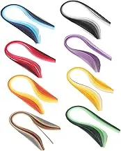 KONTONTY Colorful Gradient Paper Quilling Strips Kit of Craft Making Material for DIY Flower Art Easy to Use for Handmade Crafts Suitable for Cards and Decorations