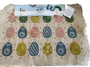 Cynthia Rowley Placemats Set of 4 Easter Theme 13"x19"