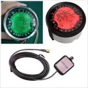 Multifunction 6in1 Car GPS Speedometer Tachometer Water Temp Voltmeter LED Gauge (for: Renault)
