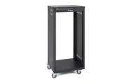 Samson Audio 21 Unit Universal Equipment Enclosed Panel Steel Rack Stand Asstd