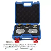 5-Piece Master Cylinder Adapter Set, Professional Brake Bleeder Adapter Compa...