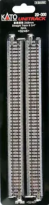 Kato Unitrack Straight 9 3/4" N Scale 20-000