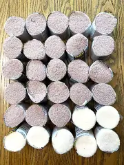 Bernat Tabriz Latch Hook Rug Yarn Lot of 28 Light Beige & 7 Cream Polyester USA