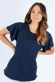 Lucy Flutter Tee--ELM-8147000