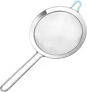 TIDTALEO Multi-Function Mesh Strainer Flour Sieve for Baking Powdered Sugar and Tool for Easy Straining and Cleaning