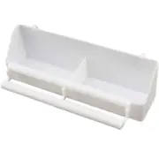 1x Poultry Feeder Parrot Birds Feeding Bowl Parakeet Plastic Water Container USA