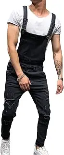 [IXYHPJP] Denim Overalls Men Spring Rompers Male Jeans Stylish Suspenders Bib Overalls Trousers Men Street Wear