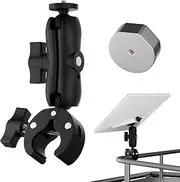 Starlink Mini RV Mount Kit, lamp RV Pole Mount for Starlink, Aluminum Alloy Clamp Bracket Adjustable 360° Pole Mount for Starlink Mini Dish Suitable for RVs, Boats, and Outdoor Use