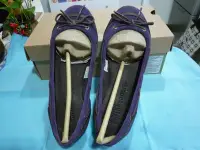 在飛比找Yahoo!奇摩拍賣優惠-百貨公司專櫃 Timberland 紫色麂皮娃娃鞋(5.5=