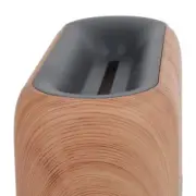 (US Plug)Humidifier 200ml Diffuser Wood Grain Flame Pattern Light Low N HG