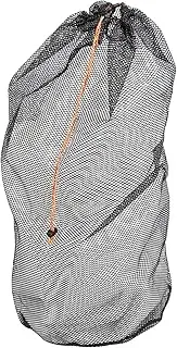 Gogogmee Drawstring Bag Capacity Camping Storage Sack Durable Mesh for Clothes and Accessories Height Design for Travel Organiser and Outdoor Use Grey