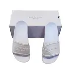 Rag & Bone White RB Pool Slides Size 7