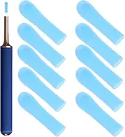 Healeved 30pcs Replacement Ear Spoon Sleeves Soft Silicone Ear Wax Removal Accessory for Gentle Cleaning Compatible with Various Cleaning Tools Fun and Practical Design