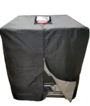 IBC Tote Cover for 1000L, Outdoor Rain Barrel Water Tank Protective Cover, with