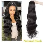 Body Wavy Real Large Thick Ponytail Drawstring Clip in Ponytail Hair Extensions