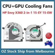 CPU GPU Cooling Fan For HP Envy X360 2-in-1 15-EY 15-EW 15Z-EY 15T-EW TPN-C157