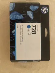 HP 728 130-ml Cyan DesignJet Ink Cartridge, F9J67A