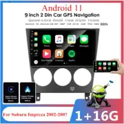 9" For 2002-2007 Subaru Impreza Stereo Radio Head Unit Carplay Android 11.0 GPS