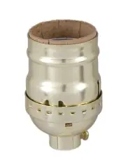 B&P Lamp Aluminum Short Keyless Sockets with Set Screw