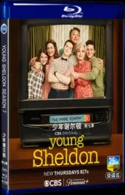 2024 All Region Blu-ray BD 2-Disc Young Sheldon Season 7 Movie Box Set DVD