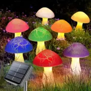 Outdoor Lights Fairy String Lights LED Light Solar Mushroom Light