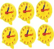 Gatuida Attractive Teaching Clock for Boys and Girls Creative Learning Tool Clock Mold for Eye-Hand Coordination