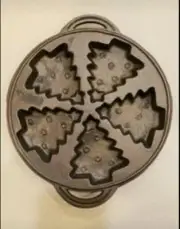 New Cast Iron Christmas Tree Baking Pan