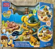 Go DIEGO Go MEGA Bloks UNDERWATER Rescue 19 piece Set New in box Sealed