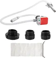 Fluid Transfer Pump, Liquid Pump Kit, Battery Powered Overfill Protection Transfer Device with Auto Stop Sensor and Extra Long Hose for Car Truck