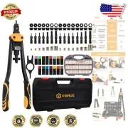 16” Rivnut Hand Tool Set - 300PCS Rivet Nuts & 15PCS Metric/SAE Mandrels