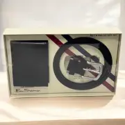 Ben Sherman Wallet And Belt Set Black