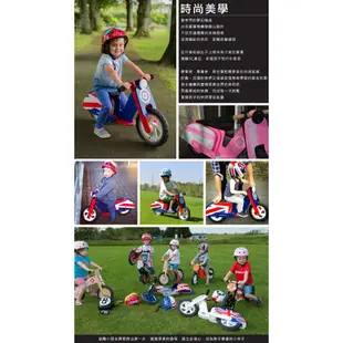 Kiddimoto 英國 偉士牌平衡車 木製平衡車 復古車 -粉紅騎士【朶玫黎官方直營】