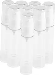 Healeved 8pcs Refillable Airless Pump Bottles for Travel Durable Mini Containers for Lotion Cream and Foundation for Skincare The Go