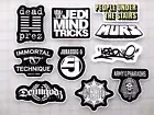 Underground Hip-Hop Vinyl Sticker Lot (10 Pack) SET 2 rap indie hip hop punk