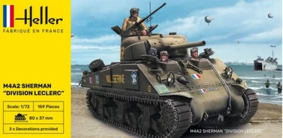 Heller 79894 1/72 M4A2 Sherman Division Leclerc Tank