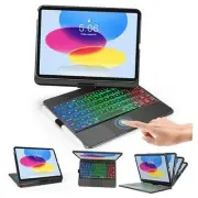 Keyboard Case for iPad 10th Generation 10.9-inch 2022, 360° Rotatable Case