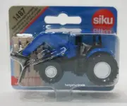 Siku Super 1487 Holland Tractor with Pallet Fork for Pallets Vehicle Model
