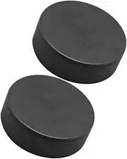 COOLHIYA 2pcs Hockey Indoor Ice Hockey Training Balls Mini Balls for Gym Practice Low Friction Sports Equipment