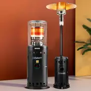 Devanti Outdoor Gas Patio Heater Black