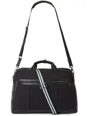 [Marcs] Marius Leather Trim Holdall in Black