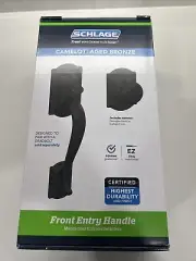 Schlage Camelot Entry Door Handle Georgian Door Knob Bronze FE285 CAM 716 GEO