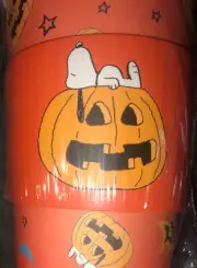 Peanuts~Snoopy/Pumpkins/Stars/Moon~16oz TO GO Travel Cups/Lids/Sleeves~NEW~12 Ct