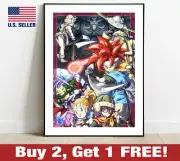 Chrono Trigger Poster 18" x 24" Print Anime 90s Wall Art Retro Decor 3